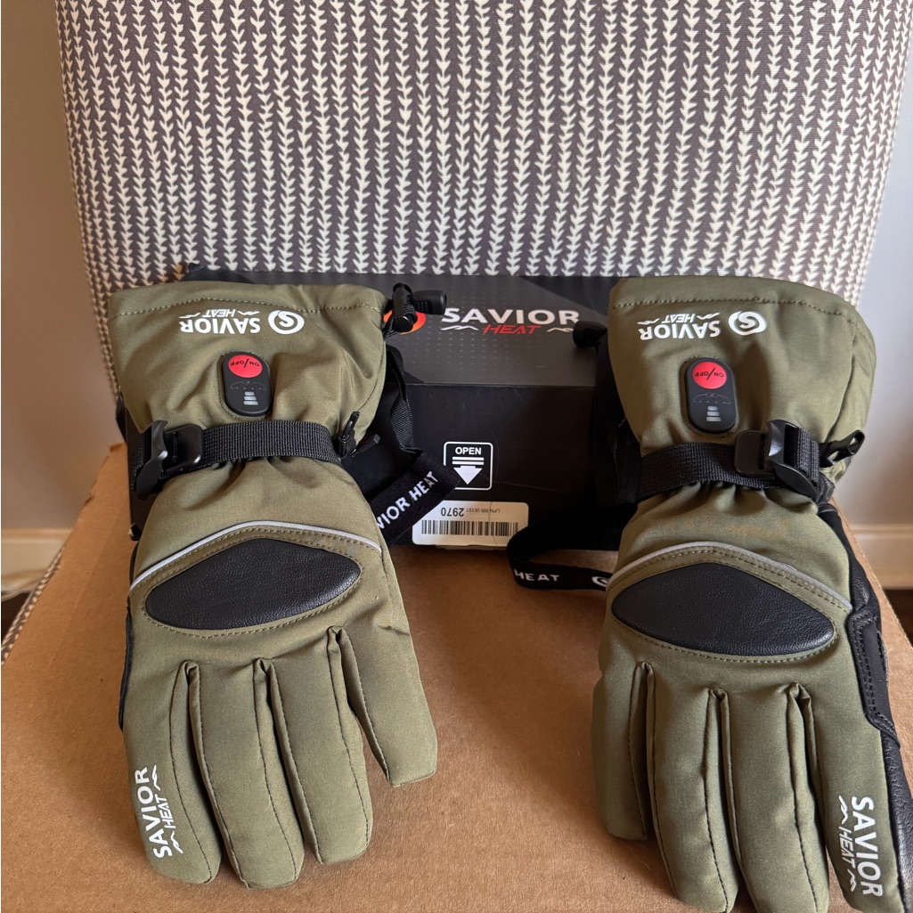 Brand New Savior Upgraded Heated Gloves 2.0 With Waterproof Goat Leather